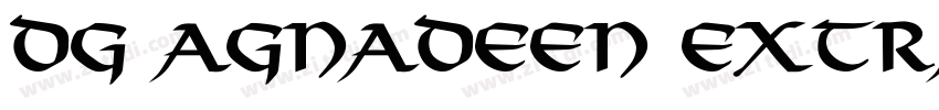 DG Agnadeen Extra bo字体转换